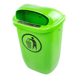Strumenti Per Campi Da Tennis Tegra Abfallbehälter grün 50 l
